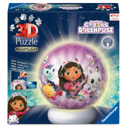 72 - PUZZLE BOLA GABBY`S DOLLHOUSE CON LUZ