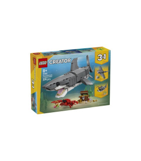 Lego Creator 3 en 1 Feroz Tiburón con cofr...
